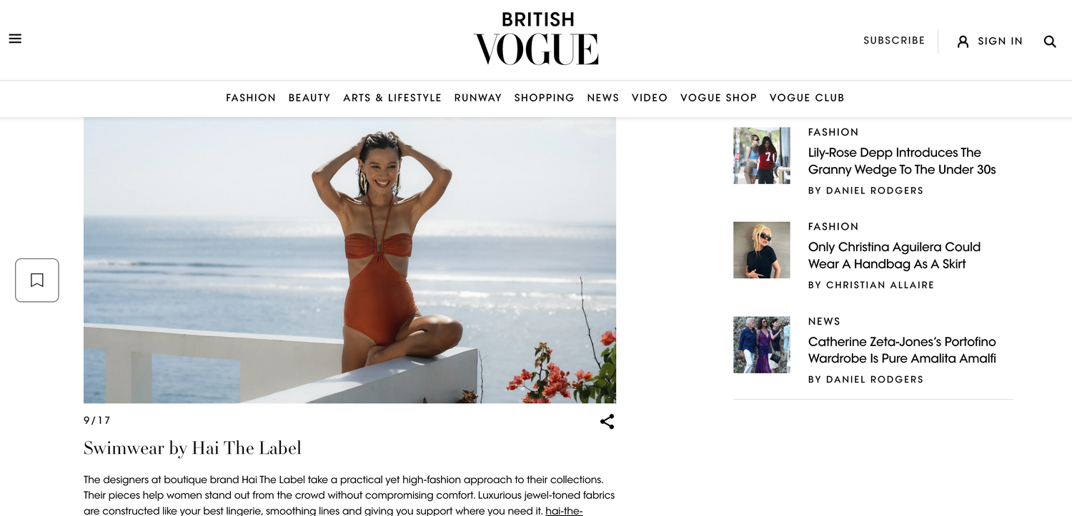 British Vogue July 2023 Digital Report