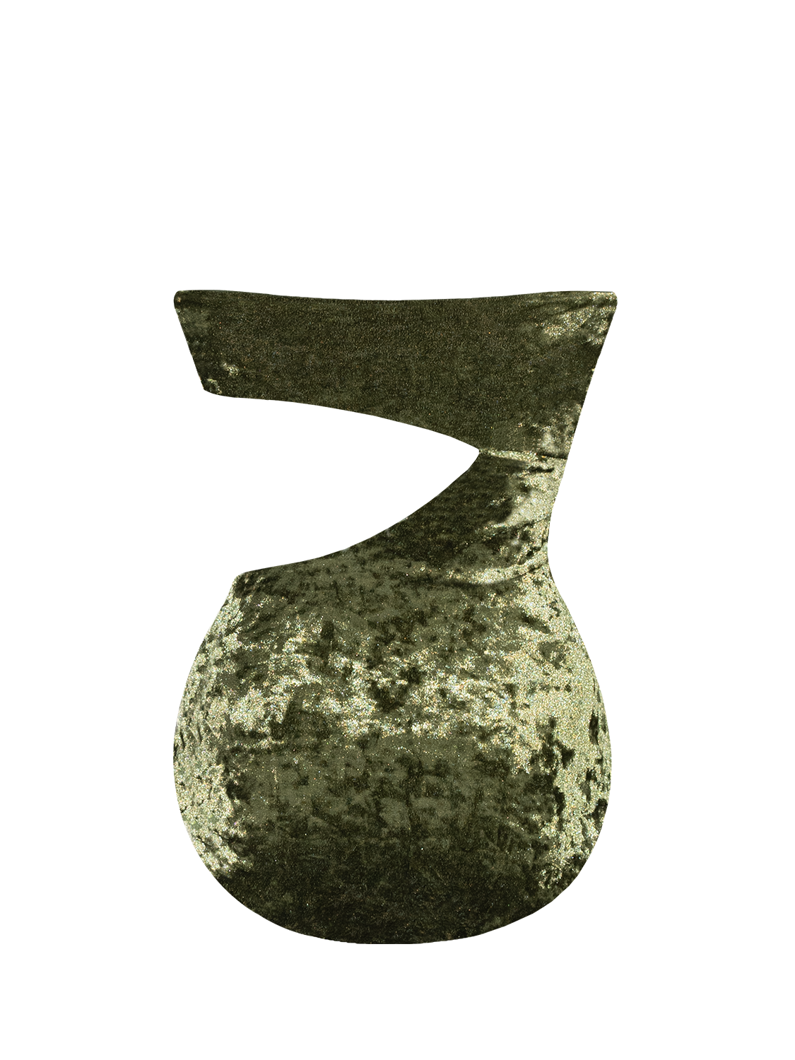 珊・蝕 ~ 平口挖洞連身泳衣 - 橄欖石