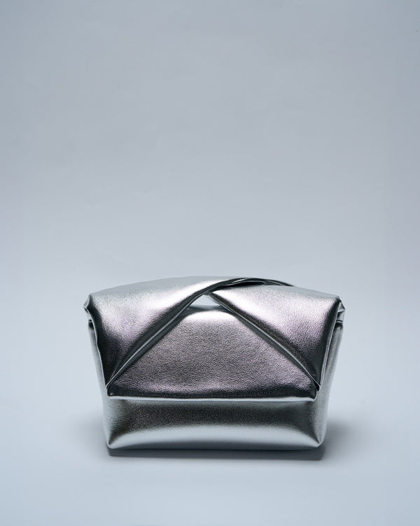 棉雲迷你包 - 銀色