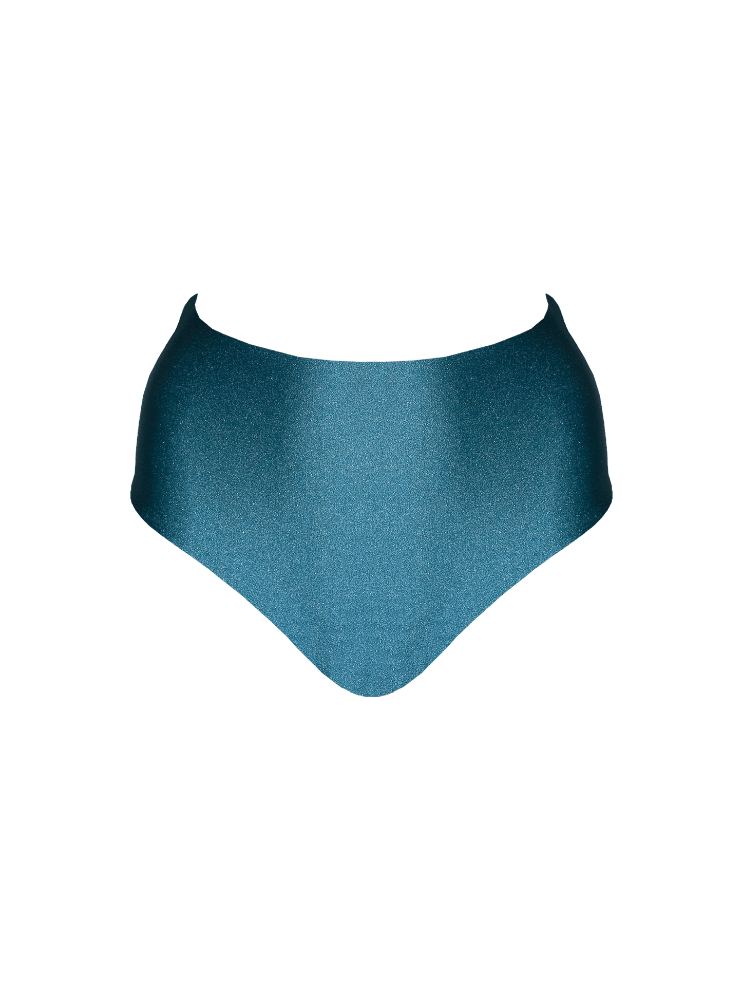 Second Skin|Shimmer ~ Classic High Waisted Pantie - Tourmaline Teal