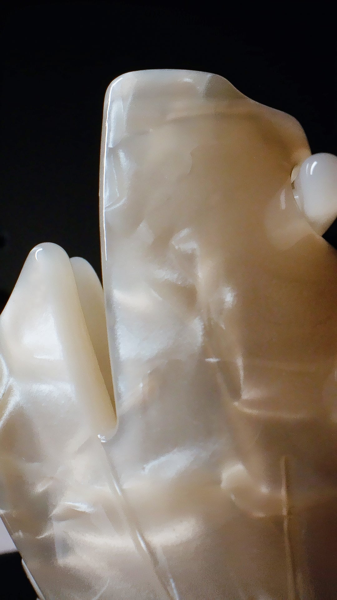 Halo by HAI | 絲帶輪廓髮束夾 - 象牙奶油