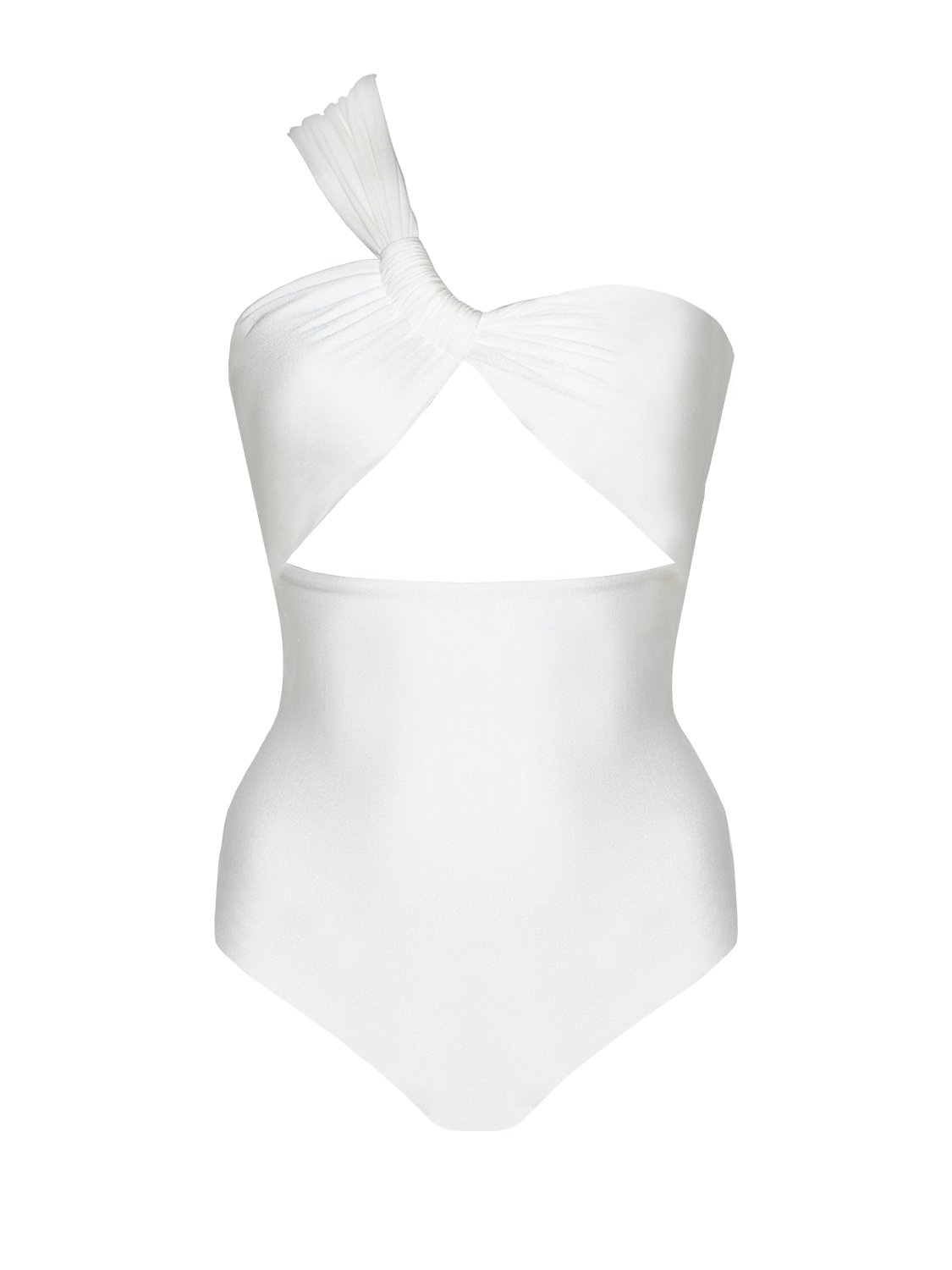 Second Skin Shimmer | One Shoulder One-piece ~ Galactic White