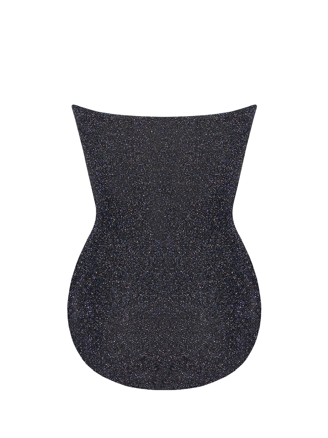 粼粼 | 細摺微露肌連身泳衣 - 深海藍