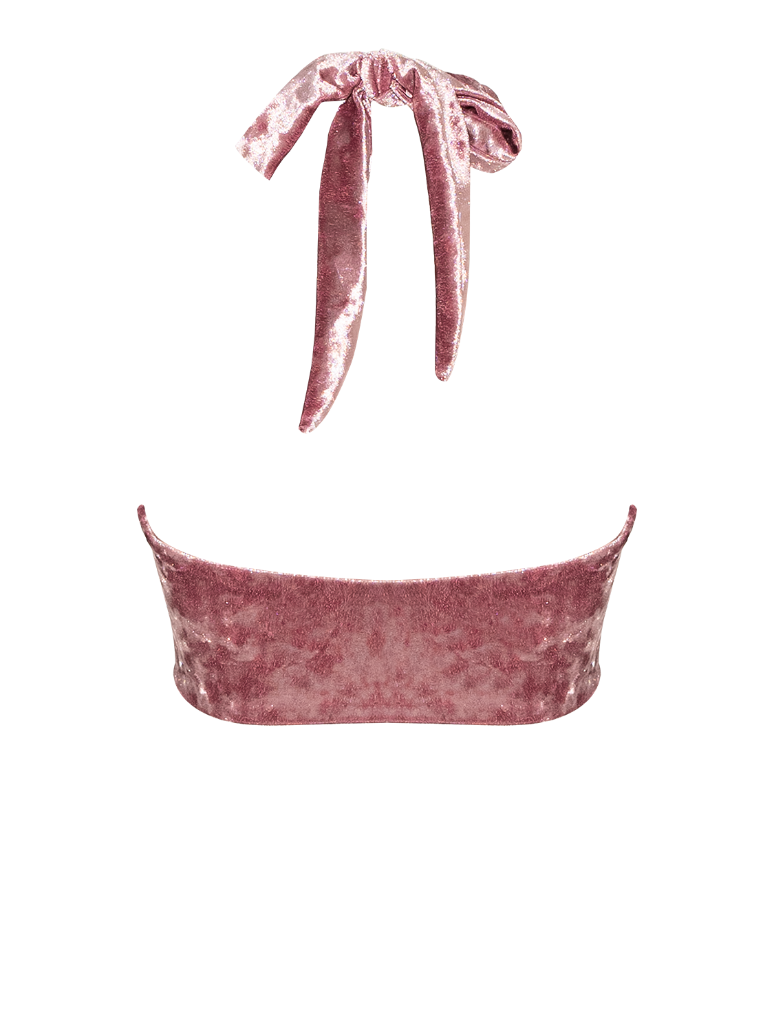 Coral Mirage ~ Halterneck Top - Velvet Pink