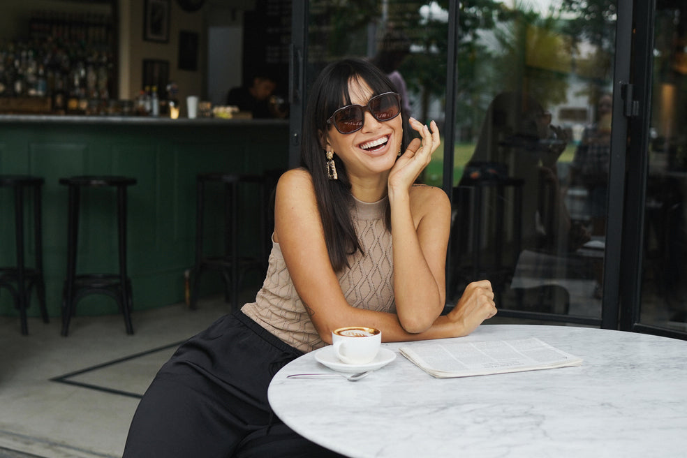 水波紋削肩連體衣