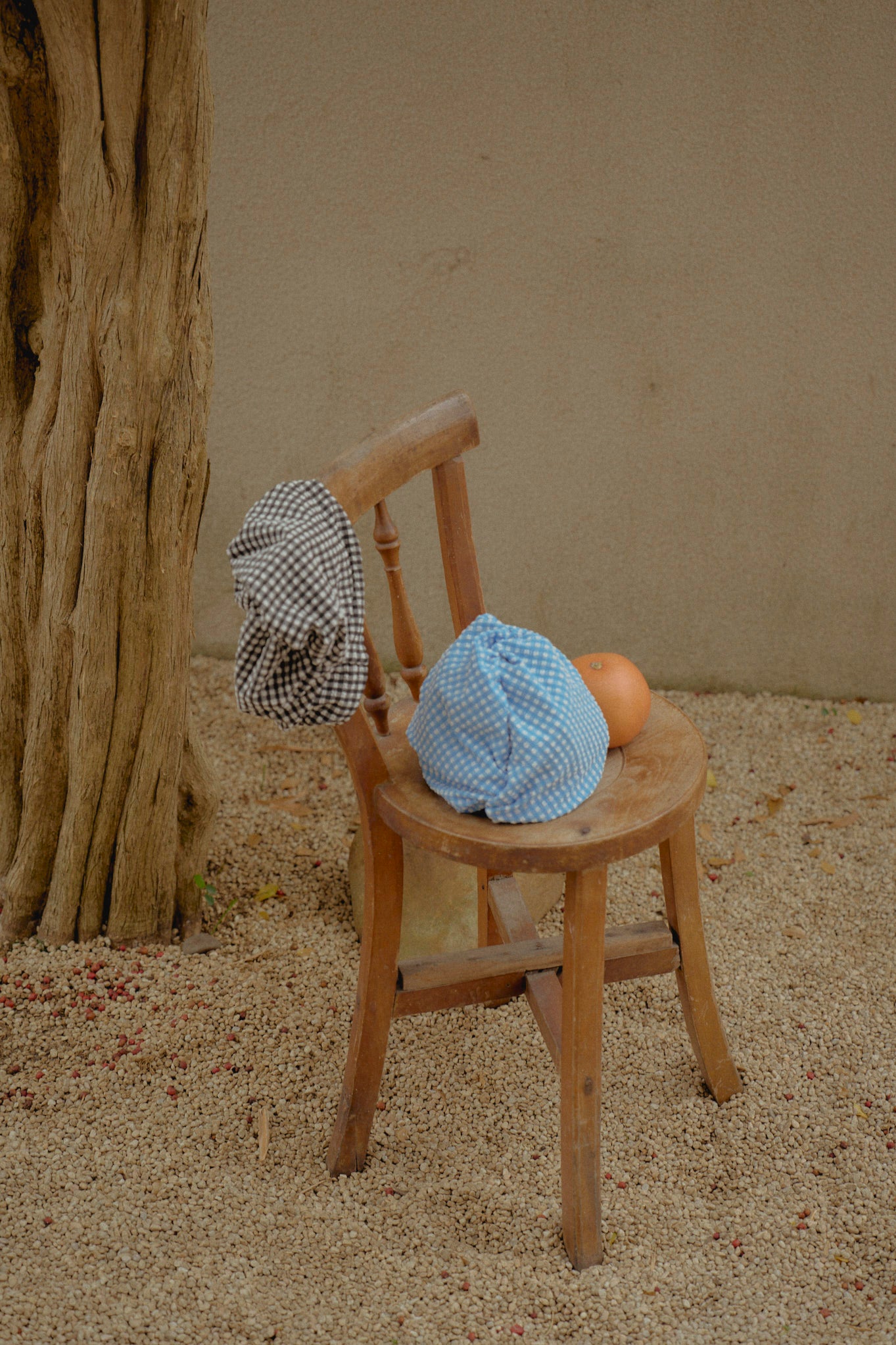 (Pre-Order 5/20) Bubble Check | Knotted Swim Cap - Gingham Blue