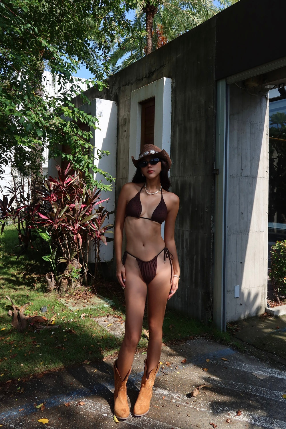 Teddy Bear | Tie Bikini Bottom ~ Jellyboo Brown