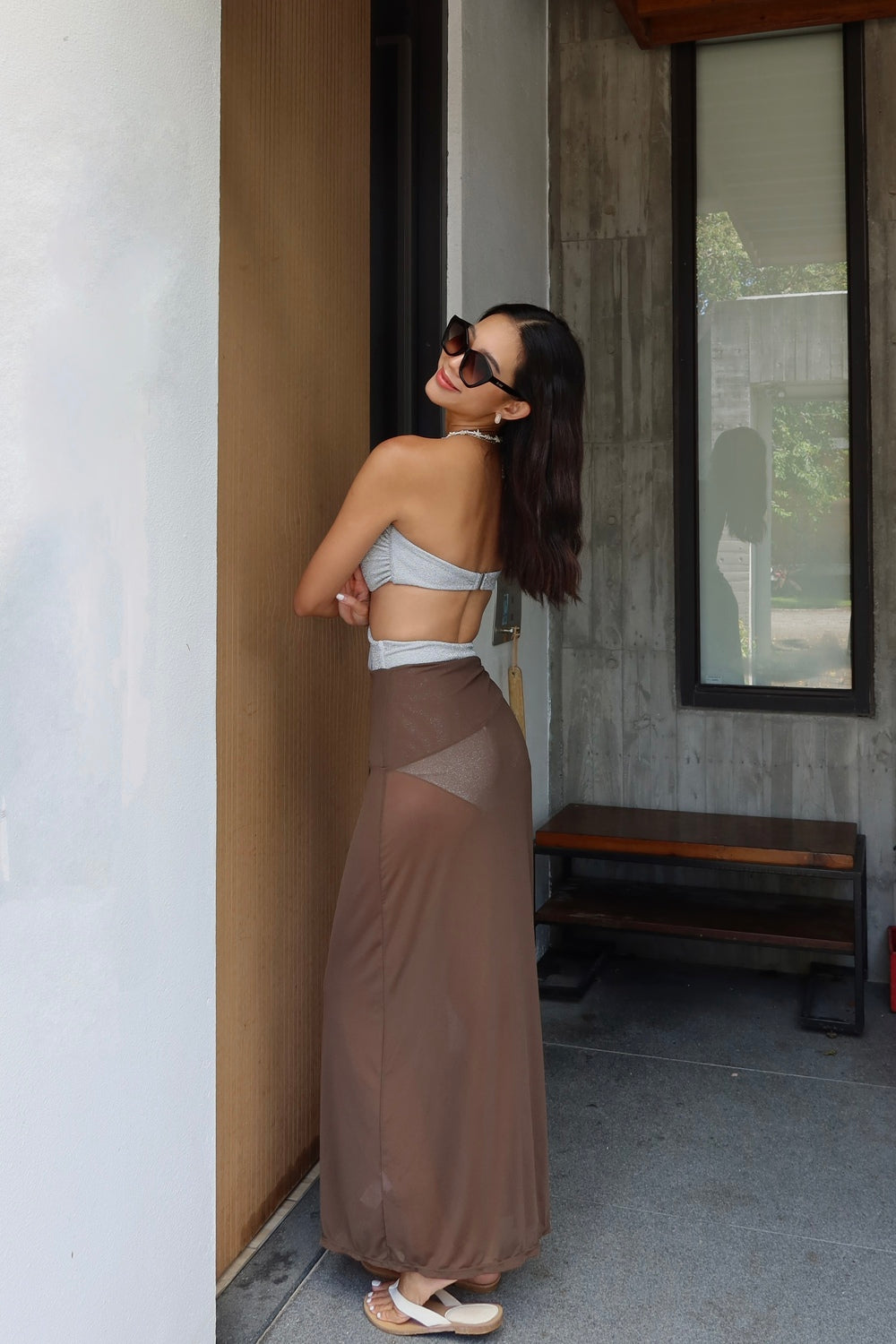 粼粼 | 蝶翼連身泳裝 2024 - 星砂白