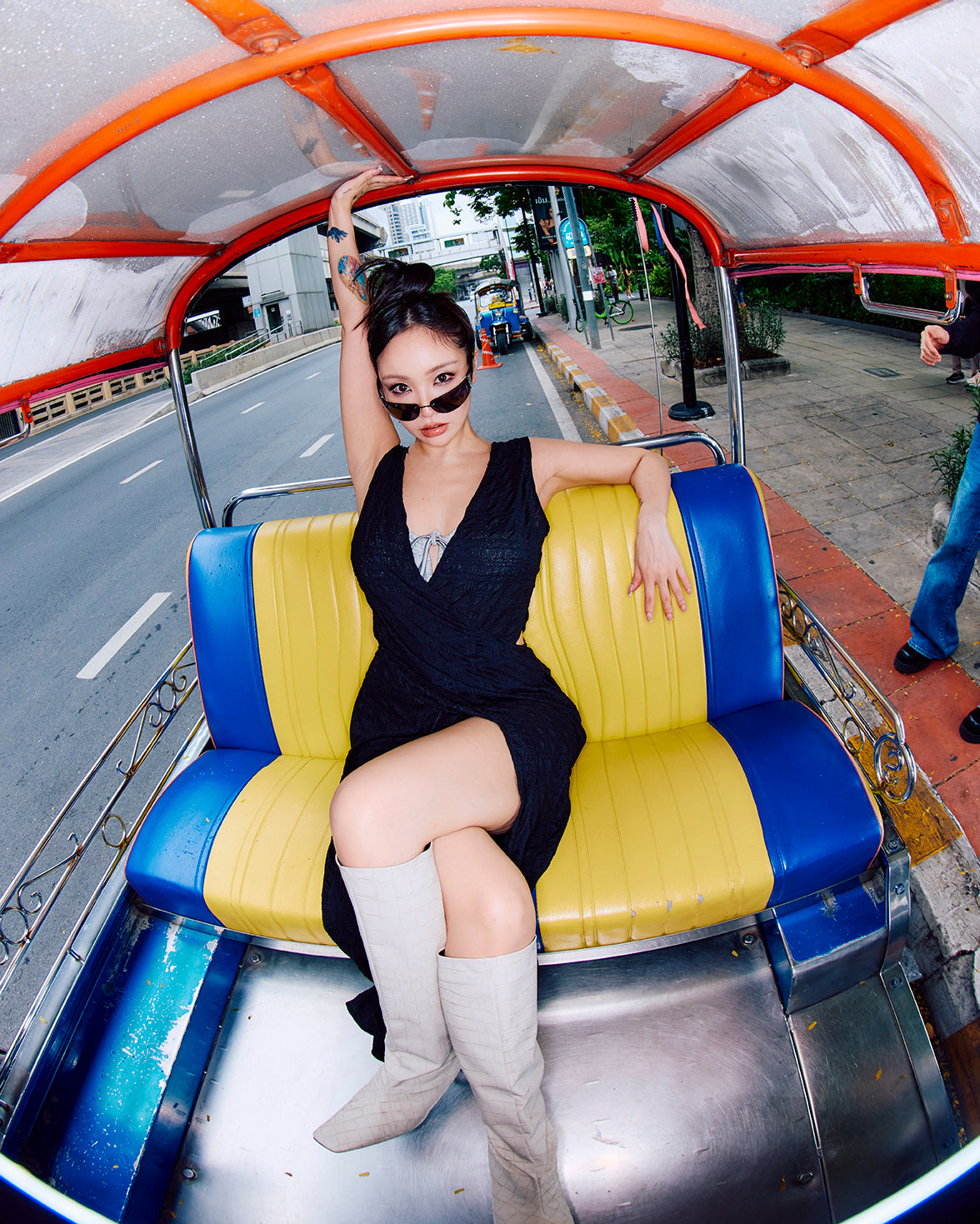 Ribbed Realness | Pocket Vacation Dress - Onyx Black