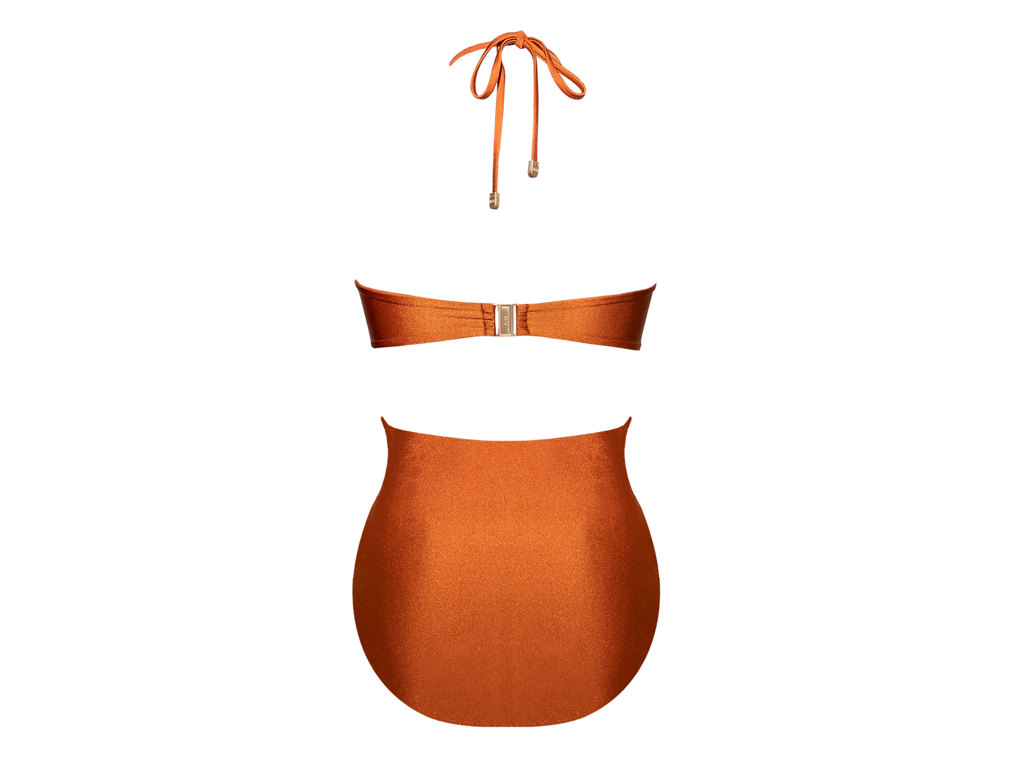 Naomi x HÁI ~ The Island Halter One Piece - Peruvian Amber