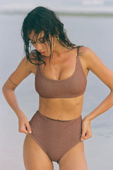 Stardust ~ Classic Cami Bikini Top 2025 - Majestic Chestnut