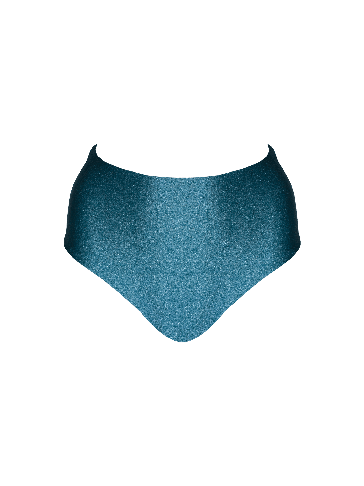 Second Skin|Shimmer ~ Classic High Waisted Pantie - Tourmaline Teal