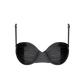 Second Skin | Shimmer ~ Underwired Ruched Bikini Top - Onyx Black