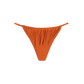 Second Skin | Shimmer ~ Ruched Thong (Becky) bikini bottom  - Peruvian Amber