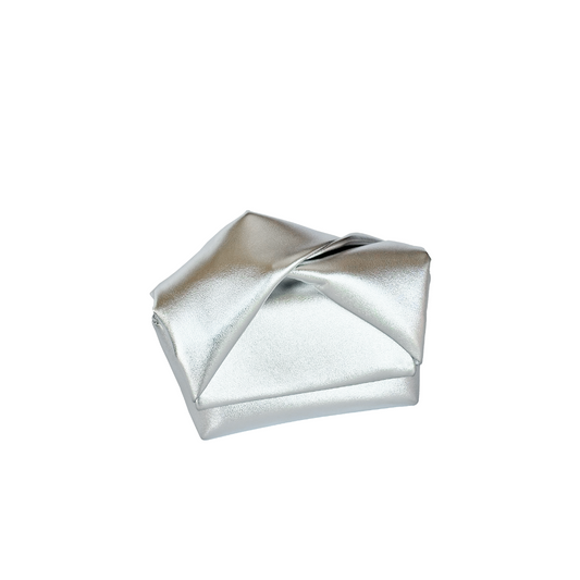 The Cotton Cloud Mini Bag - Silver