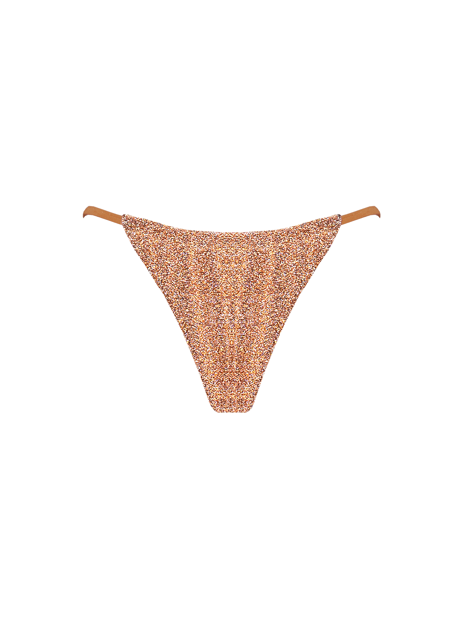 Stardust ~ Super High-Waisted Ruched Bikini Bottom - Light Copper – HÁI the  label