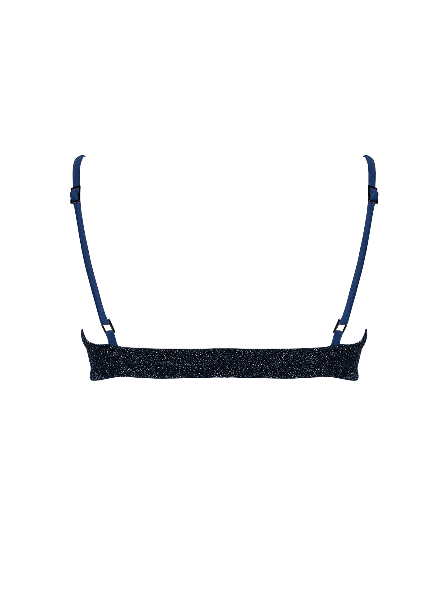Stardust ~ Underwired Ruched Bikini Top - Navy