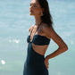 The Eco Edit ~ The Island Halter Ｍaxi Dress -  Trench Blue