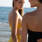 The Eco Edit ~ Strapless Cut-off Maxi Dress - Onyx Black