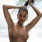Second Skin|Shimmer ~ W-shaped Underwire One-Piece - Spice Bronze