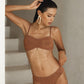 Stardust ~ Mini Brief Bikini Bottom - Light Copper