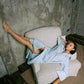 The Eco Edit ~ Relaxed Fit Boyfriend Shirt Dress - Sunrise Blue