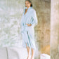 The Eco Edit ~ Relaxed Fit Boyfriend Shirt Dress - Sunrise Blue