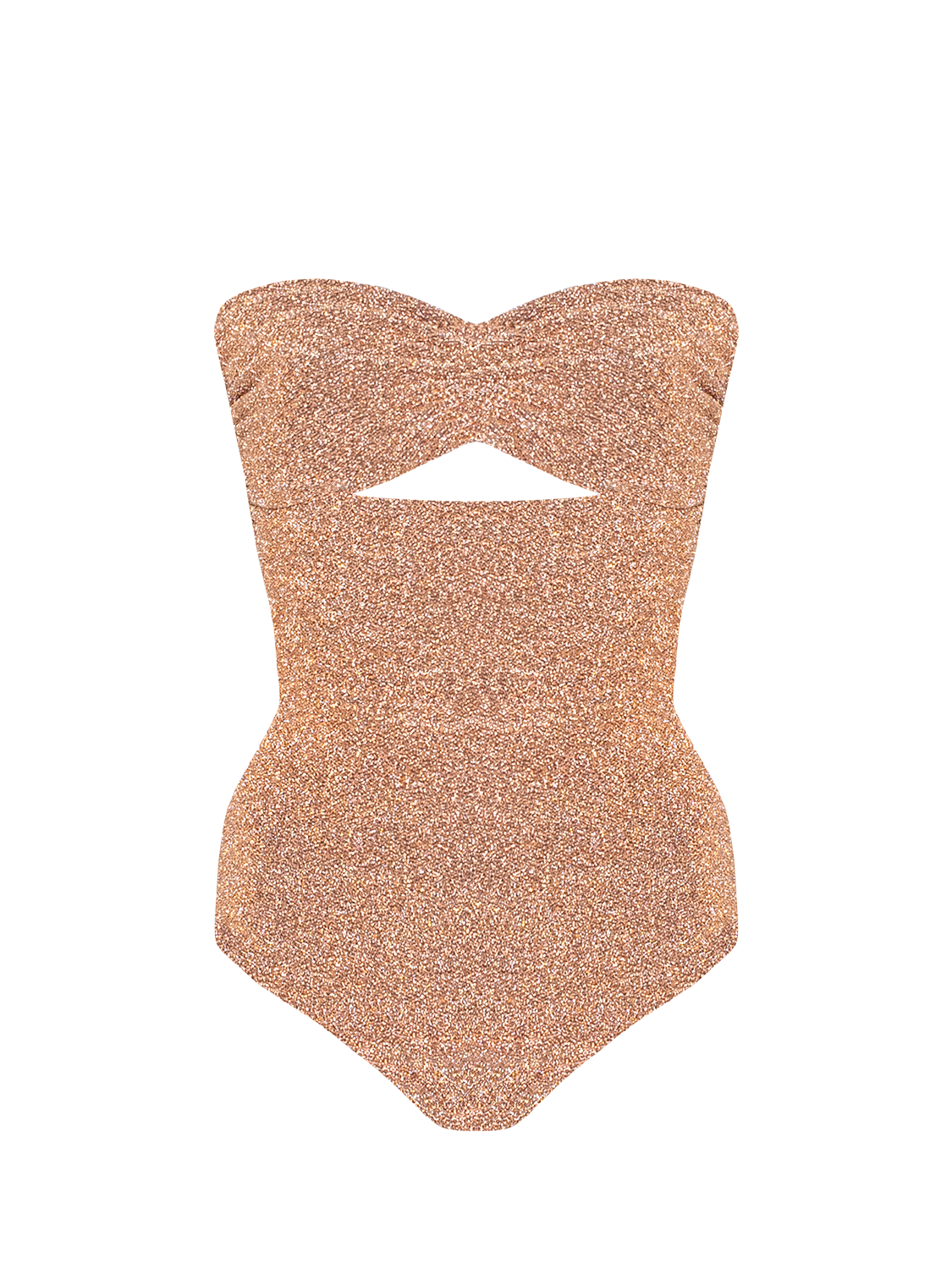 Stardust ~ Sweetheart Ruched One-piece - Light Copper