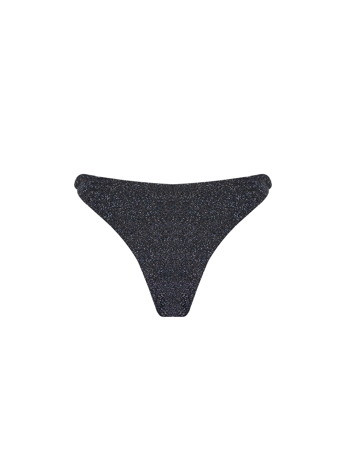 Stardust ~ Triangle Bikini Bottom with Hoops - Navy