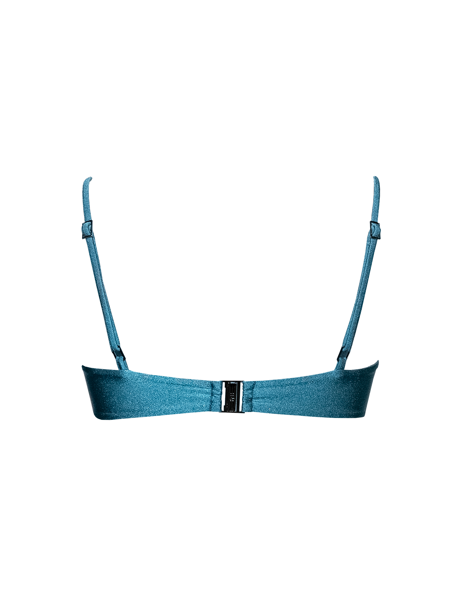 Second Skin | Shimmer ~ Classic Cami Bikini Top - Tourmaline Teal
