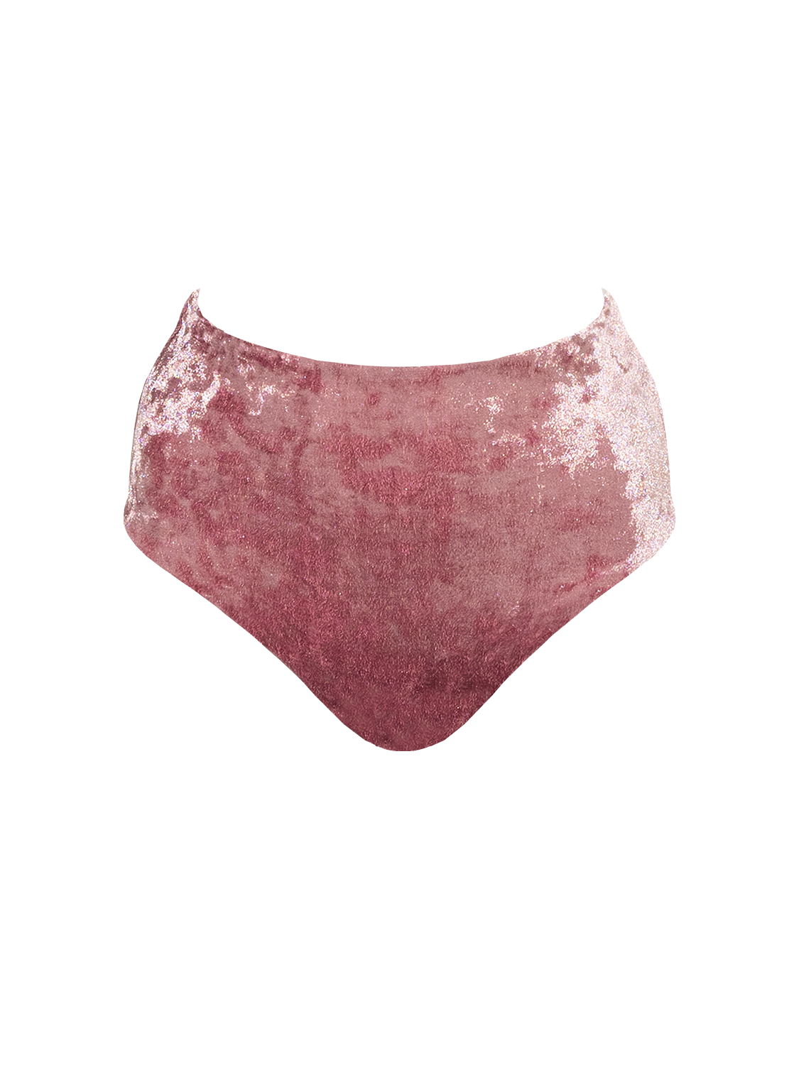 Coral Mirage ~ Classic High-Waisted Bottom - Velvet Pink