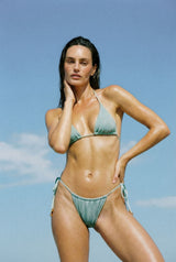 (預購1/20) 沁夏 | 綁帶比基尼泳褲 - 海星藍