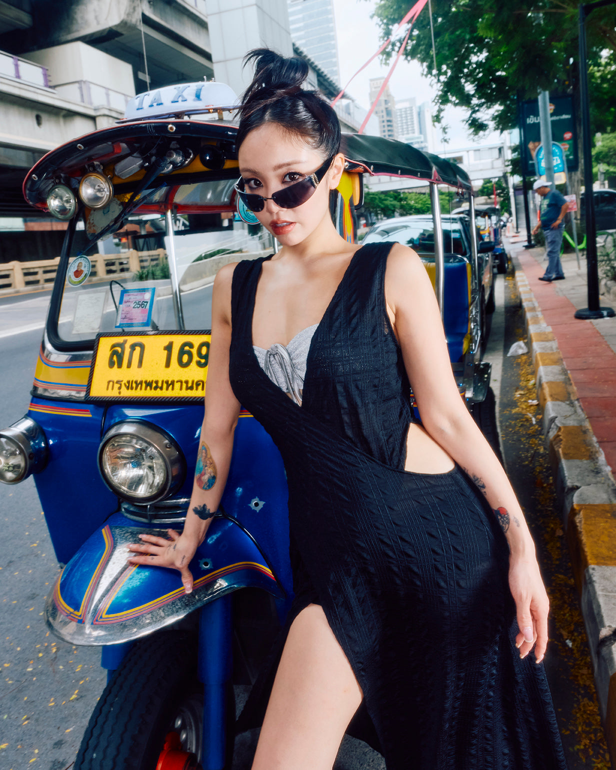 (Pre-order) Kimberley x HÁI | Pocket Vacation Dress ~ Onyx Black
