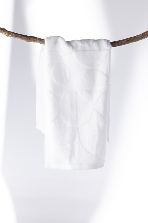Sensitive Skin Towel ~ Face of HÁI - White