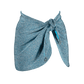 Stardust ~ High Slit Mini Skirt - Baby Blue