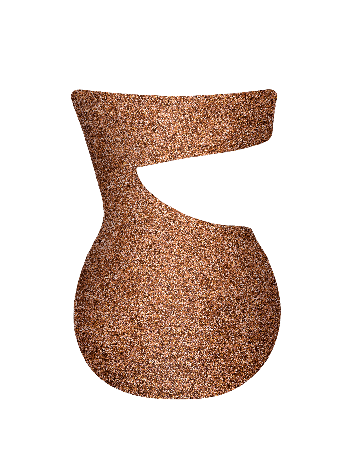 Stardust ~ Strapless Cut-Off One Piece - Light Copper