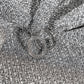 Stardust ~ High Slit Mini Skirt - Heather Silver