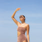 Stardust ~ Strapless Cut-Off One Piece - Light Copper