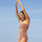 Stardust ~ Strapless Cut-Off One Piece - Light Copper