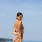 Stardust ~ Strapless Cut-Off One Piece - Light Copper
