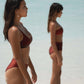 Second Skin | Shimmer ~ Classic Cami Bikini Top - Garnet Red